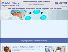 Tablet Screenshot of iqbalandkhansurgical.com